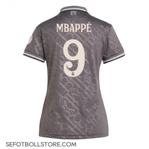 Real Madrid Kylian Mbappe #9 Replika Tredje Tröja Dam 2024-25 Kortärmad